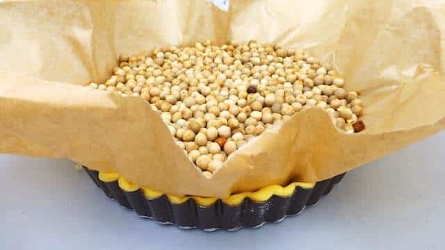 Apricot Pie: homemade pie shell filled with pastry cream and sliced fresh apricots...