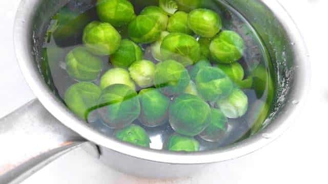 Brussels Sprout Stir Fry: a refreshing side dish packed with Asian flavors such as ginger, oyster sauce and fish sauce...