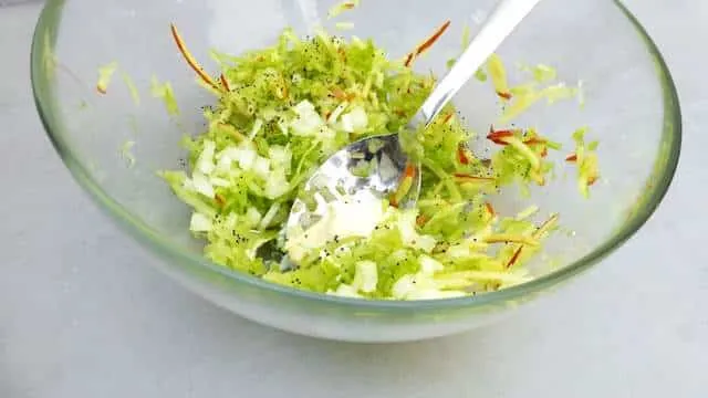 Easy Fresh Apple Celery Salad Recipe Another fresh summer salad: this apple and celery salad recipe is a great side then for anything you throw on a barbecue!