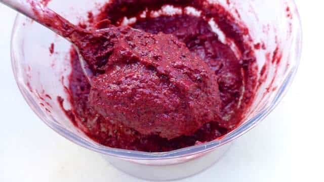 Looking for a fast summer dessert? Then try out my blueberry frozen yogurt: a quick and easy frozen treat! Or add whatever frozen fruit you want!