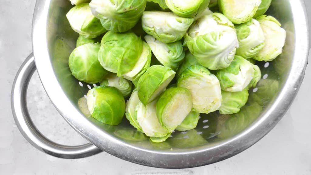 Try out my crunchy pan fried brussel sprouts with bacon bits: love them or hate them, these green diamonds are to die for!