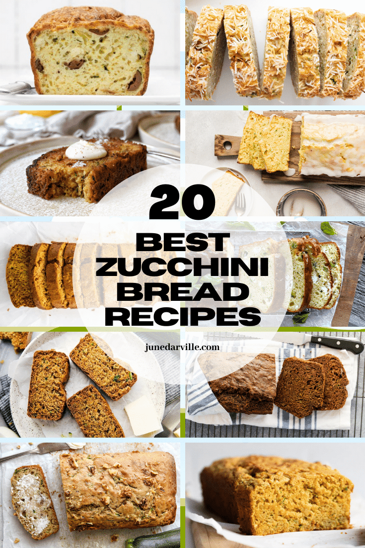 Leftover zucchini in your fridge? Turn it into a fluffy bread! Check out these 20 best zucchini bread recipes by fellow food bloggers...