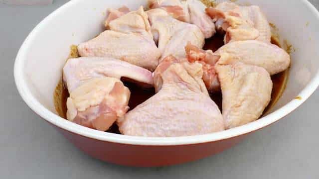 Amazing belacan chicken wings, a recipe from Malaysia! Belacan is a fermented sticky shrimp paste... I'm addicted to that stuff!