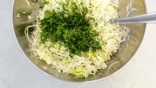 My creamy celeriac remoulade: sometimes called a French coleslaw, it's an easy side dish for red meat! Do you like celery root?