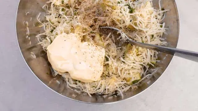 My creamy celeriac remoulade: sometimes called a French coleslaw, it's an easy side dish for red meat! Do you like celery root?
