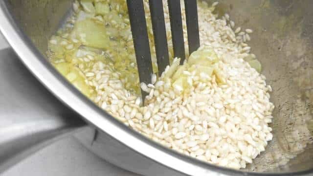 My beer and mushroom risotto recipe: the mushrooms, beer and parmesan cheese make this risotto extremely flavorful! That says enough I guess...