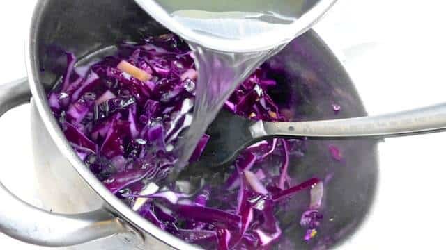 Here's a real treat for soup lovers: a silky blue cheese & red cabbage soup recipe... one of my most favorite autumn soups!