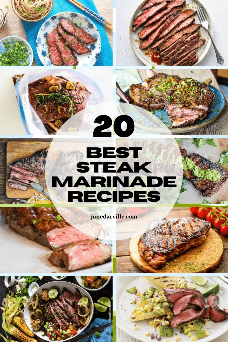 Are you looking for steak marinade recipes? Then you should take a look at these 20 fabulous steak marinade recipes roundup!