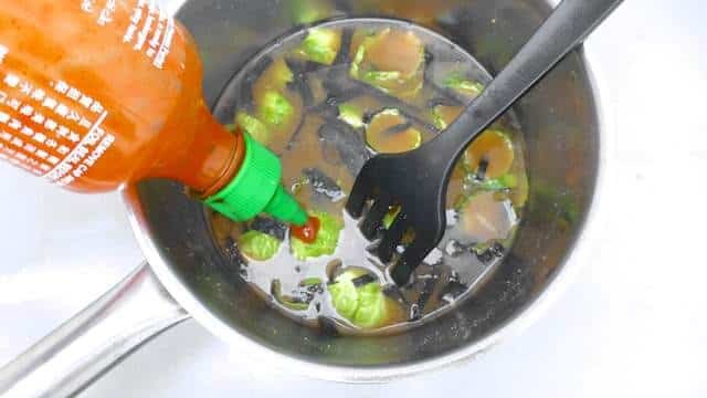 How about some fusion cooking for lunch! Miso brussels sprout soup with a Japanese twist… Hmmm sounds like a cool plan to me!