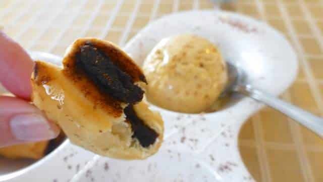 Fresh imqaret date fritters at the Dates Kiosk in Valletta, Malta!