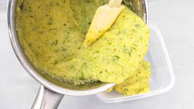 Try this very easy grilled polenta: with pine nuts, black olives and grated parmesan cheese... Serve it as a light lunch or a veggie side dish!