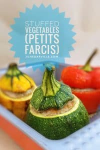 Easy Stuffed Zucchini Recipe (Petits Farcis) Stuffed Zucchini Recipe, a classic French recipe called 'petits farcis'! Soft grilled vegetables stuffed with flavorful meatballs...