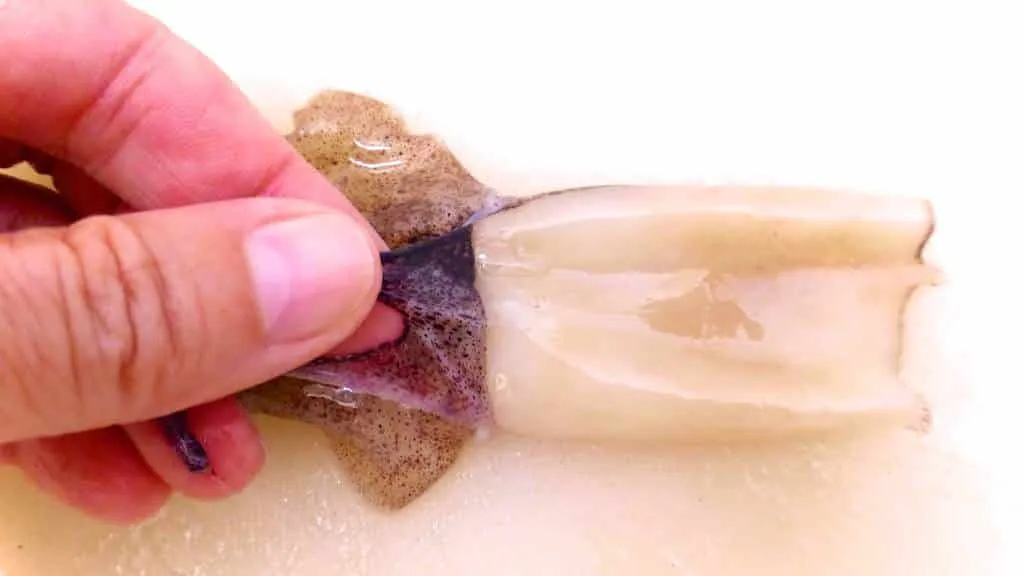 How to clean squid in 10 simple steps! It’s really not that difficult. Once you know how it works, you’ll never forget it anymore. Here we go!