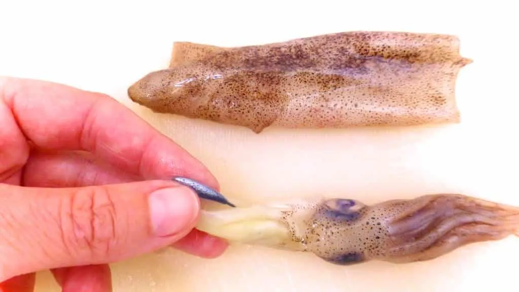 How to clean squid in 10 simple steps! It’s really not that difficult. Once you know how it works, you’ll never forget it anymore. Here we go!
