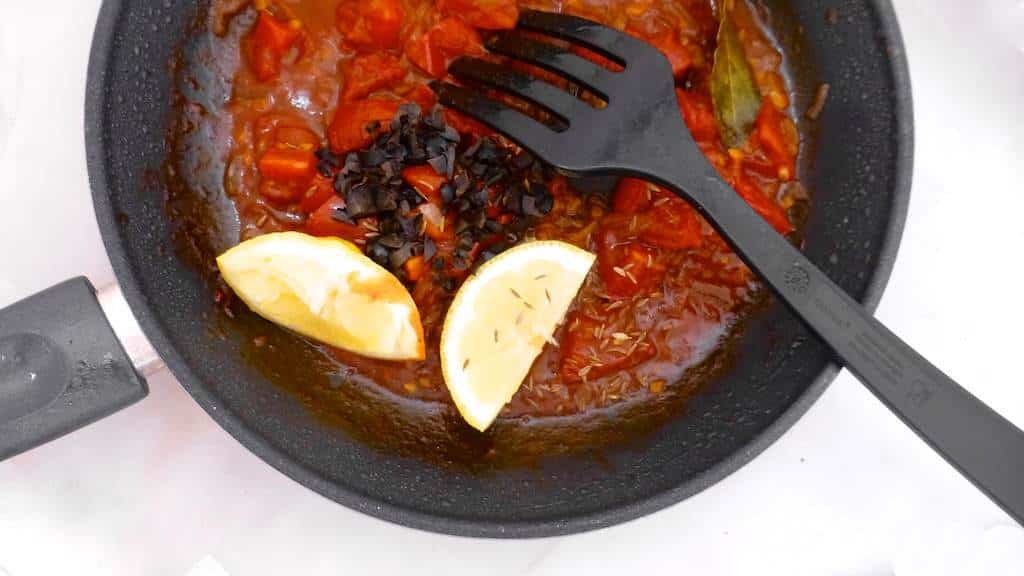 My spiced garam masala meatballs in a tangy tomato and lemon sauce drizzled with yogurt, the perfect lamb meatball curry...