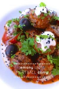 Easy Lamb Meatball Curry Recipe My spiced garam masala meatballs in a tangy tomato and lemon sauce drizzled with yogurt, the perfect lamb meatball curry...