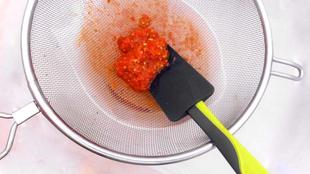 Tired of drizzling your salads with olive oil and vinegar? Try this roasted tomato vinaigrette! You will be surprised how much flavor is in it.