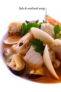 Easy Fish and Seafood Soup Recipe You would be surprised to see how easy it is to prepare this fish and seafood soup with a homemade prawn broth from scratch!