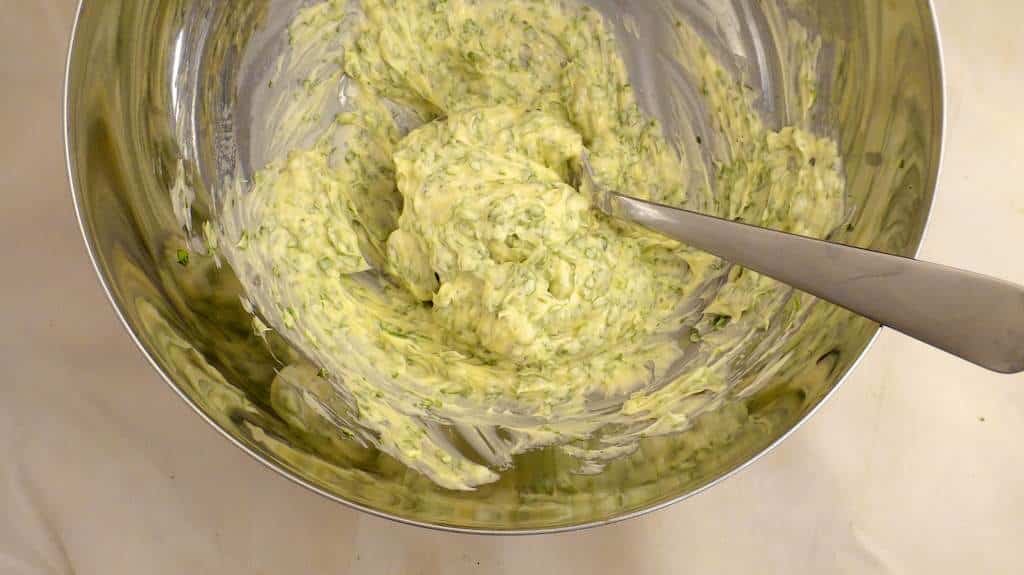 Rain, sun or snow: corn on the cob with cilantro butter always tastes great! This is an amazingly flavorful side dish recipe!