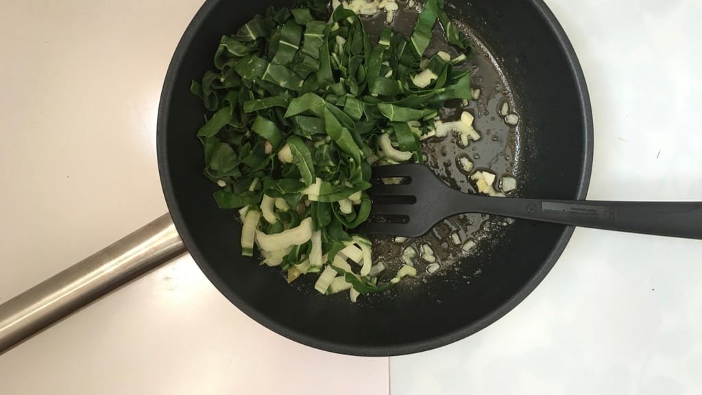 Swiss chard, butter, garlic, nutmeg and some strong mustard... this swiss chard stir fry is a powerful side dish flavor bomb!