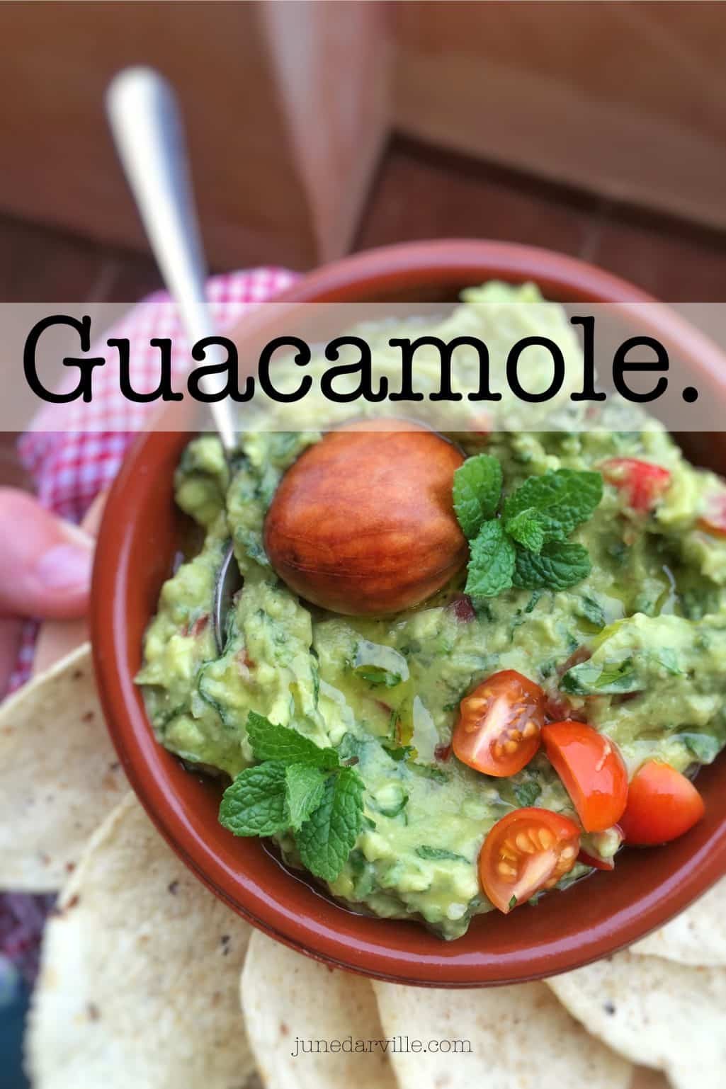 My homemade easy guacamole recipe, the creamy Mexican classic and party appetizer...