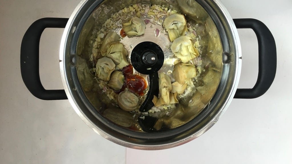 Fusion cooking in your kitchen: artichokes in oyster sauce and ginger, a powerful side dish for pork or beef!
