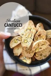 Here's an Italian delicacy to try at home: my almond biscotti recipe! Super crunchy Tuscan almond cookies, also known as cantucci!