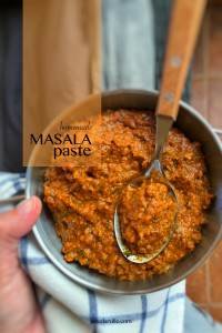 Easy Homemade Masala Paste Recipe I love Indian cooking so let's make some homemade masala paste today! This spice paste is a great base for my masala meatball curry.