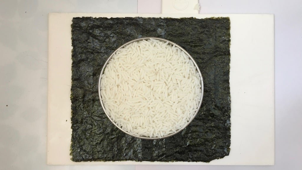 A Japanese rice and nori sandwich also known as onigirazu... Here's one of my favorites: my smoked salmon onigirazu recipe!