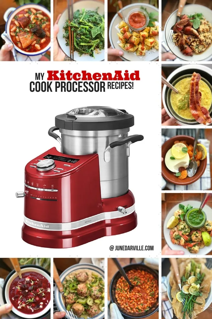 Check out my collection of my personal KitchenAid Cook Processor recipes + a review about how and what to use the Cook Processor for!