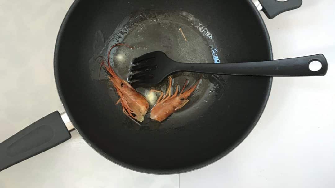 Sauteed shrimp, a simple seafood stir fry with fresh ginger and a flavorful soy sauce marinade... you will love this one!
