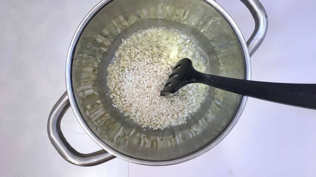 A scrumptious shiitake risotto with soy sauce, parmesan cheese, fresh chives and an egg yolk... And more about my cooking class in Shanghai!