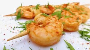 Learn how to make fresh chimichurri from scratch in this easy chimichurri shrimp recipe... My favorite Cinco de Mayo recipe!