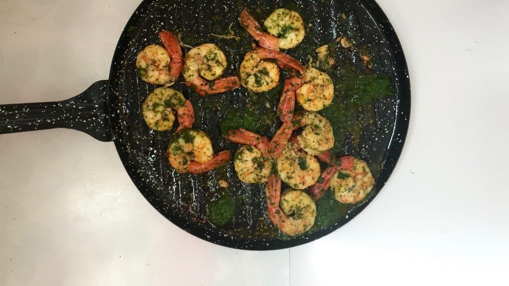 Learn how to make fresh chimichurri from scratch in this easy chimichurri shrimp recipe... My favorite Cinco de Mayo recipe!