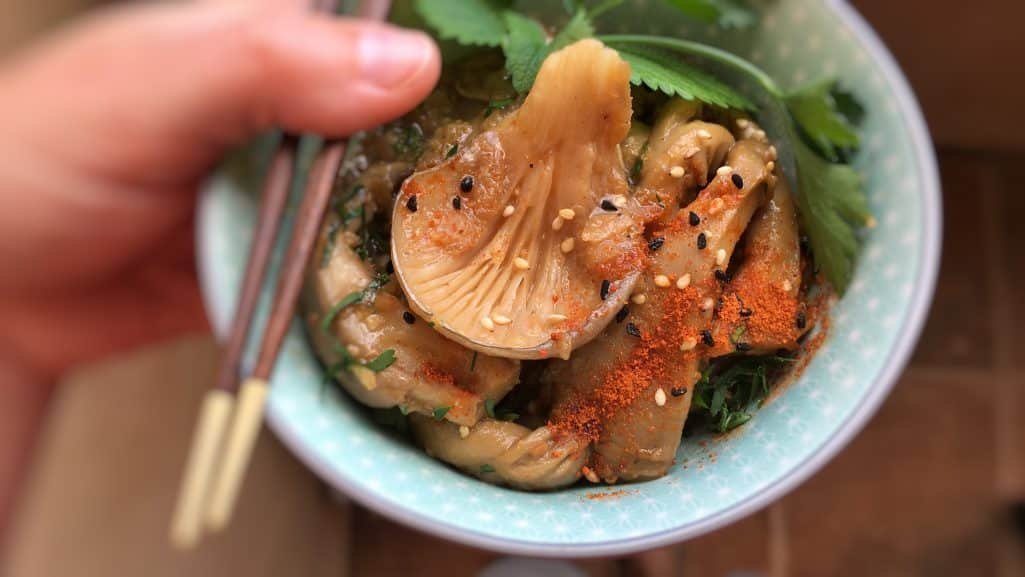 Serve this strong miso mushroom stir fry as a side dish with steak! Or as a vegetable stir fry with steamed rice... Enjoy this one!