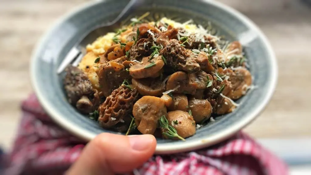 One of my favorites!! Serve this buttery mushroom ragu over creamy homemade polenta or as a surprising veggie spaghetti sauce for dinner!