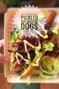 Best Pickled Cabbage Recipe for Hot Dogs & Tacos Let me show you how to make pickled cabbage at home... Perfect as a garnish for delicious homemade hot dogs or crunchy pork tacos!