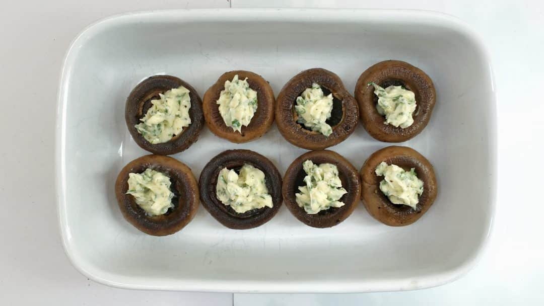 Stuffed mushrooms are a superb party finger food... Try out my super savory garlic butter stuffed mushrooms and 2 more appetizer recipes!