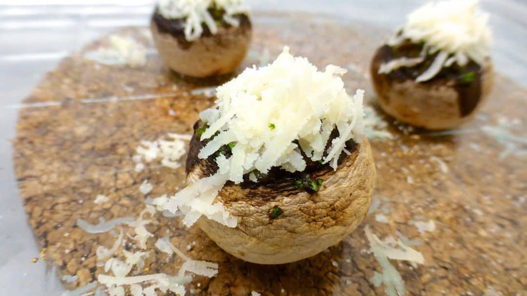 Stuffed mushrooms are a superb party finger food... Try out my super savory garlic butter stuffed mushrooms and 2 more appetizer recipes!