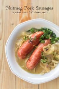 Best Diots de Savoie Sausage Recipe Classic Savoie diots nutmeg sausages in onion sauce! And more about reblochon cheese... I love French Alps food and mountain dishes...
