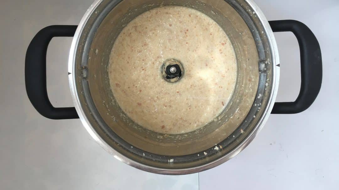My popular easy pancake recipe... made with leftover old bread! These pancakes are great for breakfast or an afternoon snack!