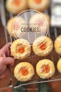 Easy Thumbprint Cookies Recipe Sugary soft cookies filled with pumpkin jam filling and drizzled with homemade white glaze... You will love this thumbprint cookies recipe!