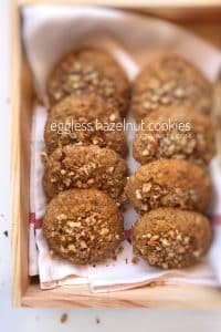 Best Eggless Hazelnut Cookies Recipe Looking for eggless sweet treats? Then check out my eggless hazelnut cookies! A sugary bite to accompany my afternoon cup of coffee...