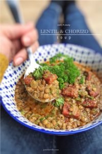 Best Lentil and Chorizo Soup Recipe Here's yet another leftover meal: smoky lentil and chorizo soup, perfect for cold and rainy autumn days... The best soups are the ones you didn’t plan to make!