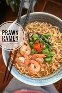 Easy Prawn Ramen Soup Recipe Do try out my simple ramen soup recipe with a homemade prawn broth... That's the best prawn broth ever! This ramen soup bowl also makes a delicious Asian lunch.