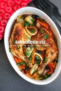Fond of chicken legs and thighs just like me? Then definitely try out my oven roast baked chicken legs with olives, carrots and lemon!