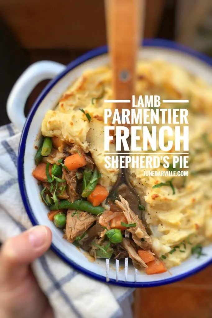 Home Let's get creative with leftovers! I turned last night's roast lamb shoulder into a hearty lamb parmentier casserole for our dinner: a French shepherd's pie!