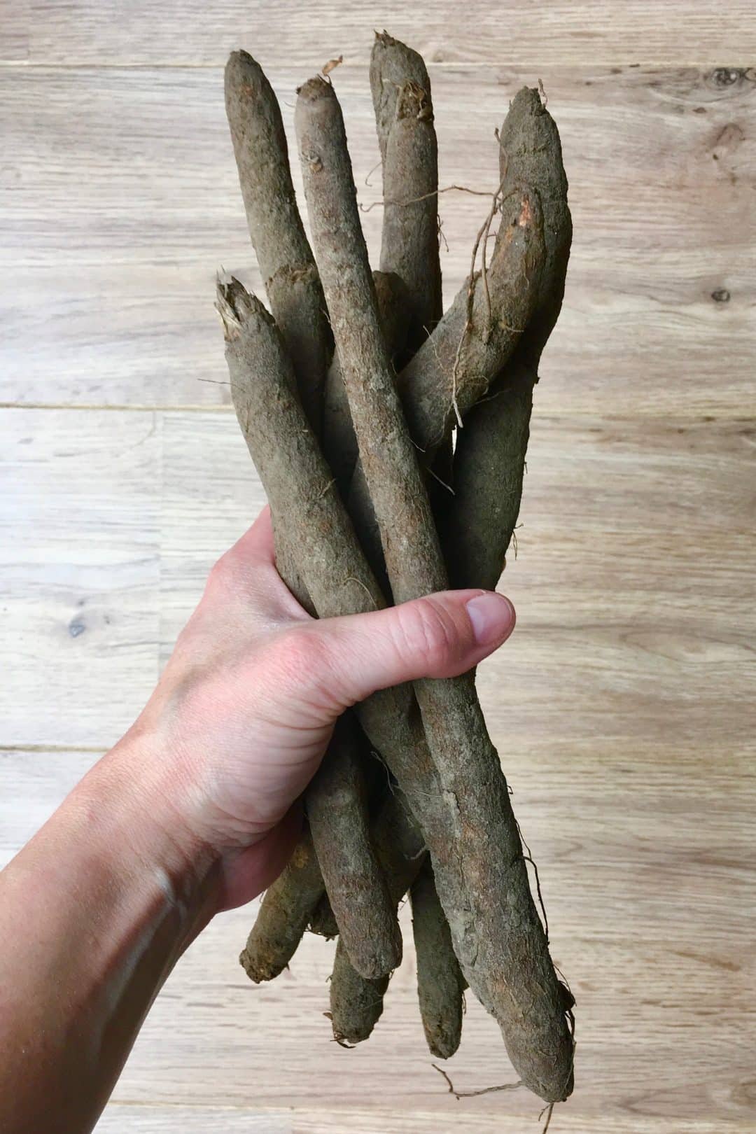 Here's my favorite winter vegetable recipe: golden oven baked salsify in white wine and lemon juice! Have you roasted salsify before?