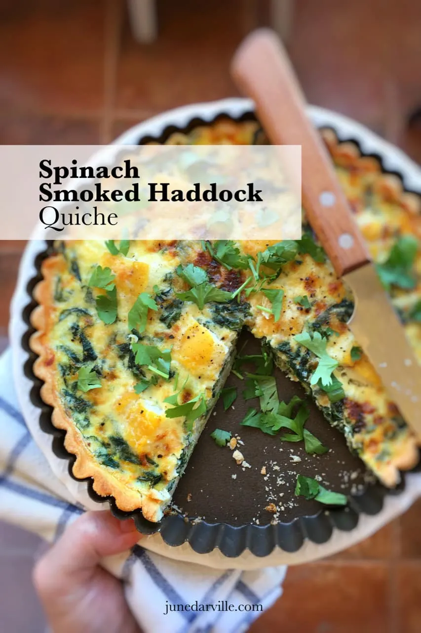 Easy Smoked Haddock & Spinach Quiche Fond of smoked fish and quiches? Watch my video of how I make a savory smoked haddock and spinach quiche in my KitchenAid Stand Mixer Mini!