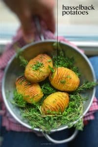 Best Hasselback Potatoes Recipe Hasselback potatoes, what a surprising and cute looking potato side dish! Have you heard of it before? Apparently hasselback potatoes are a Swedish specialty...